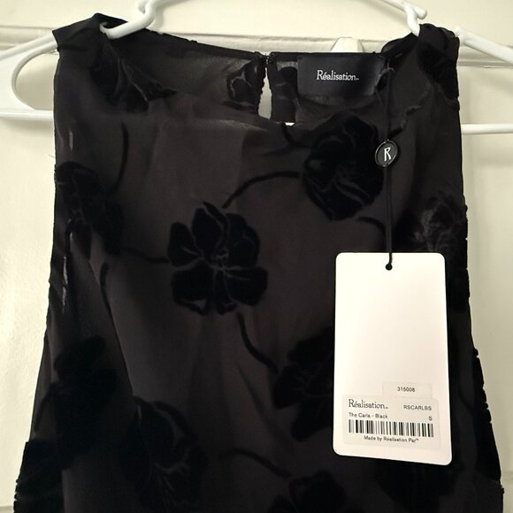 Realisation Par -  The Carla Dress - Lily Devoré Noir (NWT) - Picture 5 of 8